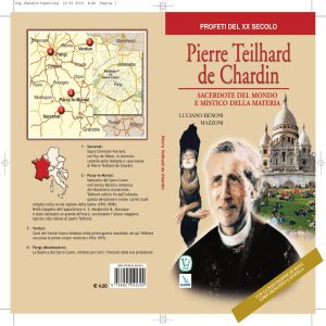 Pierre Teilhard de Chardin - Armonie Cosmiche di Luciano Mazzoni