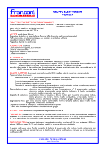 GRUPPO ELETTROGENO 1000 kVA - Franconi Power Systems Srl
