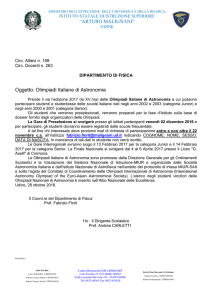 Olimpiadi Italiane di Astronomia