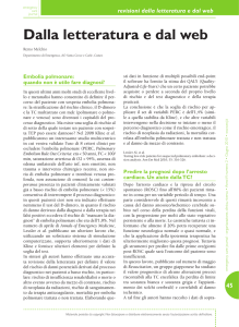 Dalla letteratura e dal web