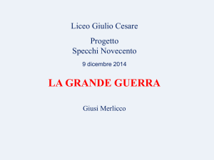 G. Merlicco, La Grande Guerra