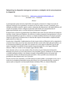 Networking tra dispositivi eterogenei connessi a molteplici