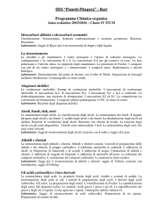 IISS “Panetti-Pitagora” - Bari Programma Chimica organica