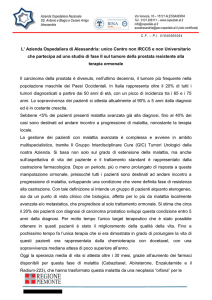 Studio di fase II - Ospedale di Alessandria