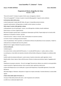 “C. Cattaneo” - Torino Programma di Storia, Geografia, Ed. Civica