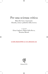 Per una scienza critica