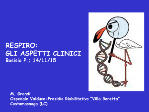 RESPIRO: GLI ASPETTI CLINICI