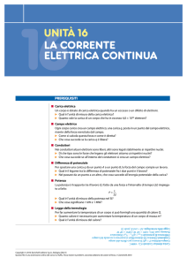 La corrente elettrica continua - Zanichelli online per la scuola