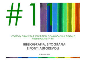 11. Bibliografia e fonti autorevoli