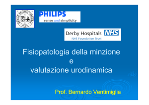 Fisiopatologia della minzione e valutazione urodinamica
