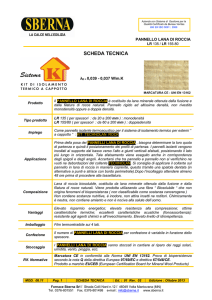 scheda tecnica - Fornace Sberna Srl