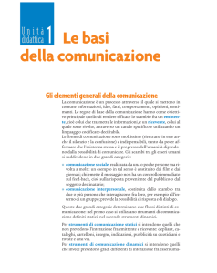 Le basi della comunicazione