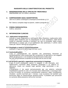RIASSUNTO DELLE CARATTERISTICHE DEL PRODOTTO 1
