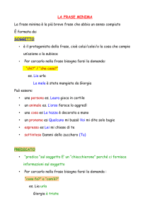 La frase minima - AiutoDislessia.net