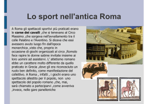 Lo sport nell`antica Roma, di Kele Lelo Kelly