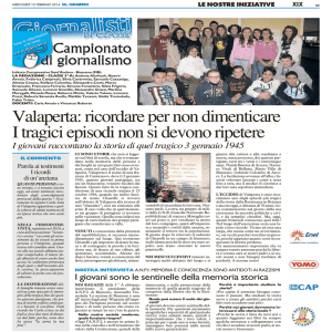 g-bri - xix - Campionato di Giornalismo il Giorno