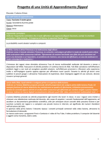 Progetto di una Unità di Apprendimento flipped