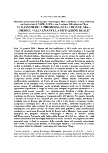 COMUNICATO STAMPA - Fondazione Pfizer