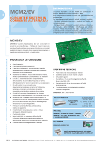 MCM2/EV - Circuiti e sistemi in corrente alternata