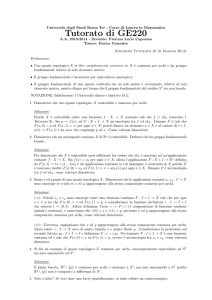 Soluzioni - Roma Tre