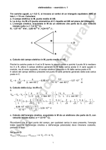 elettrostatica – esercizio n. 1 - Digilander