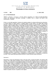 “ CONCETTOMARCHESI ” PROGRAMMA DI STORIA