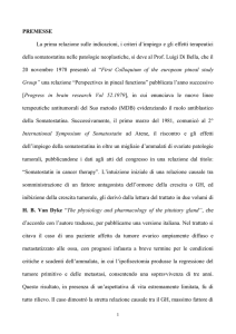 PREMESSE La prima relazione sulle indicazioni, i criteri d‟impiego