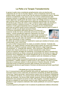 La Pelle e le Terapie Transdermiche