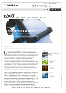 La neuroprotesi si muove