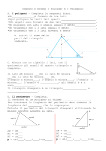 CONOSCO E MISURO I POLIGONI EI