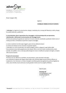 L`adversign è un`agenzia di comunicazione, design e marketing che