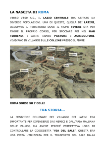 origini di roma e periodo monarchico
