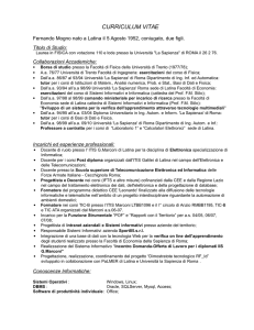 CV Prof. Mogno - Marconi"