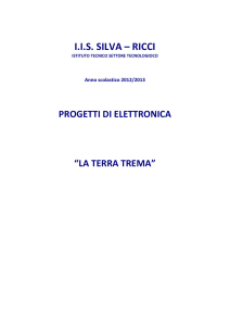 rilevamento terremoti con arduino - Silva