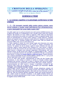 sciencia e fede - La fede in Dio produce il suo amore in noi