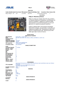 P5QL-E: Massima potenza P5QL-E si basa sul chipset Intel P43 che