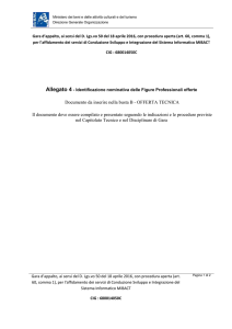 Documento da inserire nella busta B