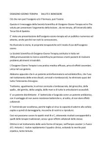Ciò che non può l`ossigeno e/o il farmaco, può l