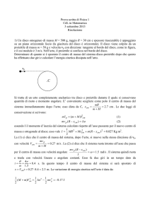 Prova scritta di Fisica 1 3-9