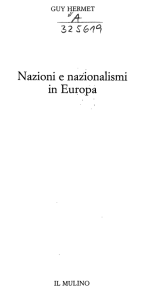 Nazioni e nazionalismi in Europa