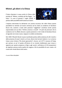Misteri, gli alieni e la Chiesa