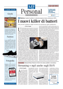 I nuovi killer di batteri