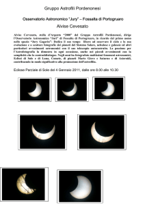 Osservatorio Astronomico “Jury” Fossalta di