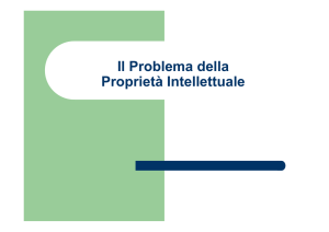 Economia della Proprietà Intellettuale