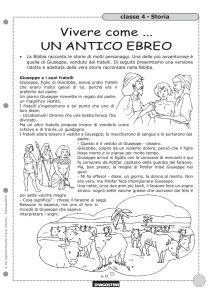 Giuseppe: Esercizio di Storia per la Classe 4