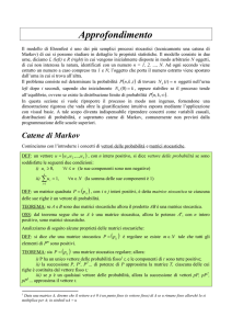 Approfondimento relativo al modello di Ehrenfest