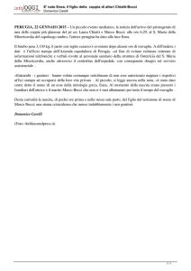 E` nato Enea, il figlio della coppia di attori Chiatti-Bocci