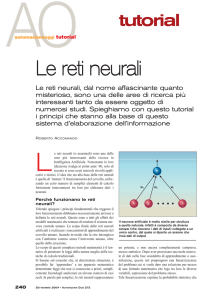 Le reti neurali - Automazione Plus
