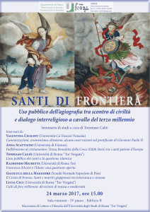 santi di frontiera