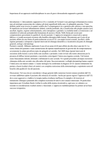 Importanza di un approccio multidisciplinare in caso di grave